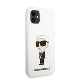 Apple iPhone 11 Kılıf Karl Lagerfeld Silikon Karl Dizayn Kapak