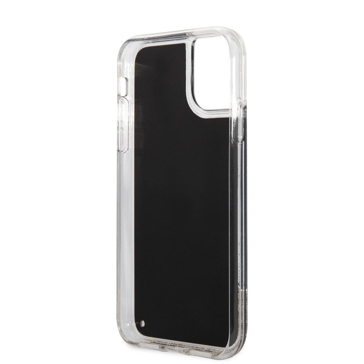 Apple iPhone 11 Kılıf Karl Lagerfeld Sıvılı Simli Gatsby Dizayn Kapak