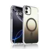 Apple iPhone 11 Kılıf M-safe Şarj Özellikli Transparan Renk Geçişli Zore Toros Kapak