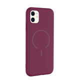 Apple iPhone 11 Kılıf M-safe Şarj Özellikli Zore Meta Kapak