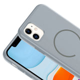 Apple iPhone 11 Kılıf M-safe Şarj Özellikli Zore Meta Kapak
