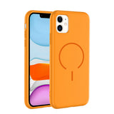 Apple iPhone 11 Kılıf M-safe Şarj Özellikli Zore Meta Kapak
