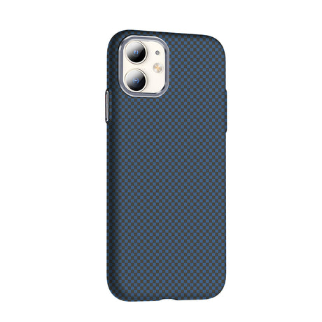 Apple iPhone 11 Kılıf M-safe Şarj Özellikli Karbon Fiber Görünümlü Zore Gros Kapak