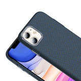 Apple iPhone 11 Kılıf M-safe Şarj Özellikli Karbon Fiber Görünümlü Zore Gros Kapak