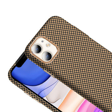 Apple iPhone 11 Kılıf M-safe Şarj Özellikli Karbon Fiber Görünümlü Zore Gros Kapak
