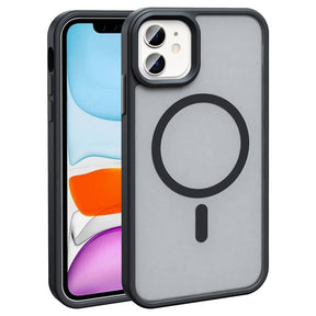 Apple iPhone 11 Kılıf M-safe Şarj Özellikli Mat Arka Yüzey Zore Sio Kapak