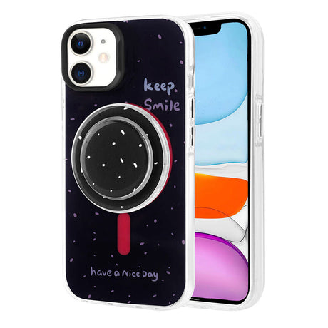 Apple iPhone 11 Kılıf M-safe Şarj Özellikli Tak-Çıkar Pop Soketli Zore Tiktok Kapak