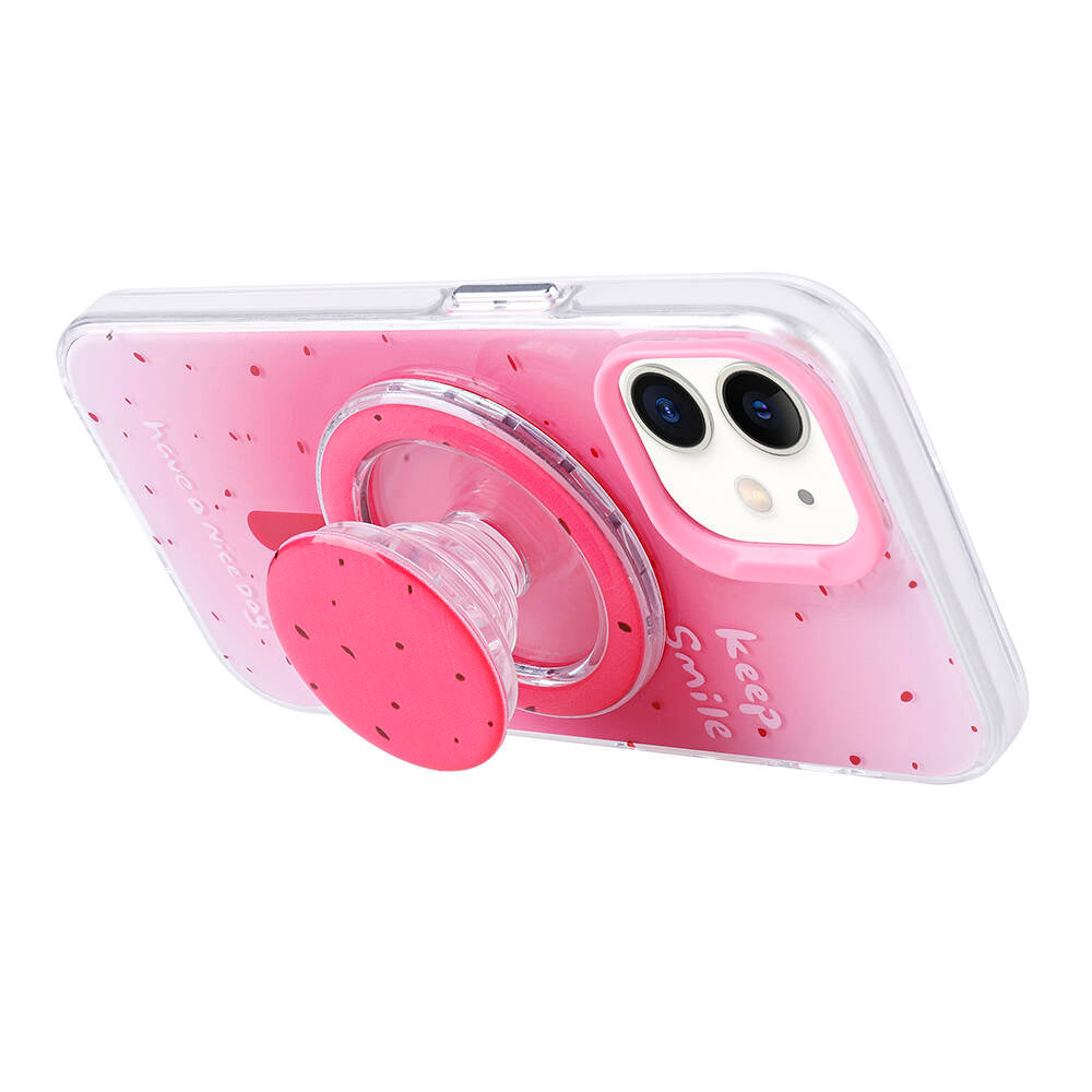 Apple iPhone 11 Kılıf M-safe Şarj Özellikli Tak-Çıkar Pop Soketli Zore Tiktok Kapak