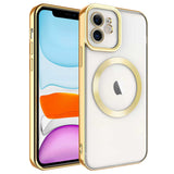 Apple iPhone 11 Kılıf M-safe Wireless Şarj Özellikli Zore Setro Silikon