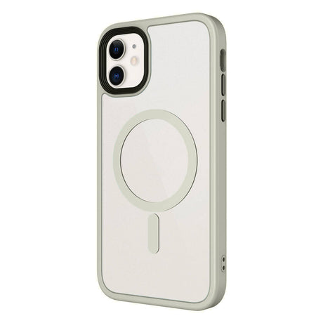 Apple iPhone 11 Kılıf Mat Arka Yüzey Wireless Şarj Özellikli Zore Flet M-safe Kapak