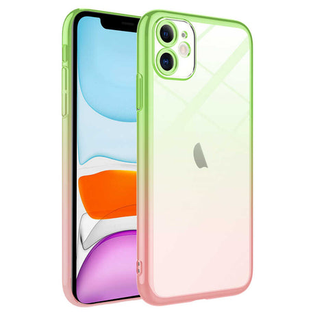 Apple iPhone 11 Kılıf Parlak Renk Geçişli Kamera Korumalı Zore Senkron Kapak
