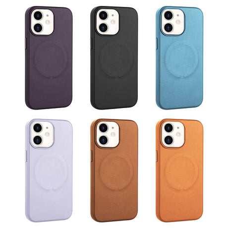 Apple iPhone 11 Kılıf PU Deri M-safe Wireless Şarj Özellikli Zore Derix Kapak