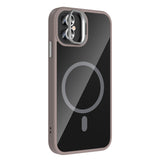 Apple iPhone 11 Kılıf Standlı ve Kamera Lens Hediyeli M-Safe Şarj Özellikli Zore Etro Kapak
