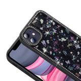 Apple iPhone 11 Kılıf Taşlı ve Simli Tasarım Zore Azra Kapak