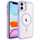 Apple iPhone 11 Kılıf Wireless Şarj Özellikli Zore Krom M-safe Silikon Kapak