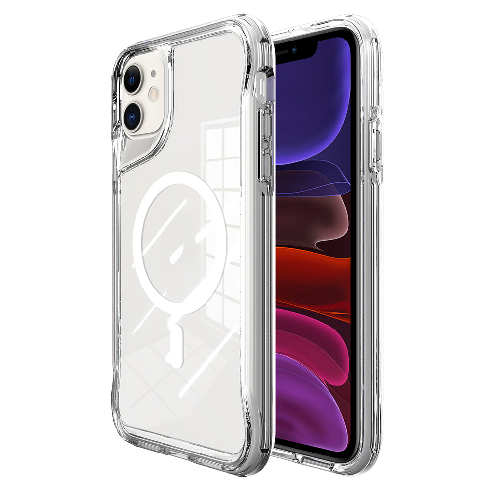Apple iPhone 11 Kılıf Zore M-safe Şarj Özellikli T-Max M-safe Kapak