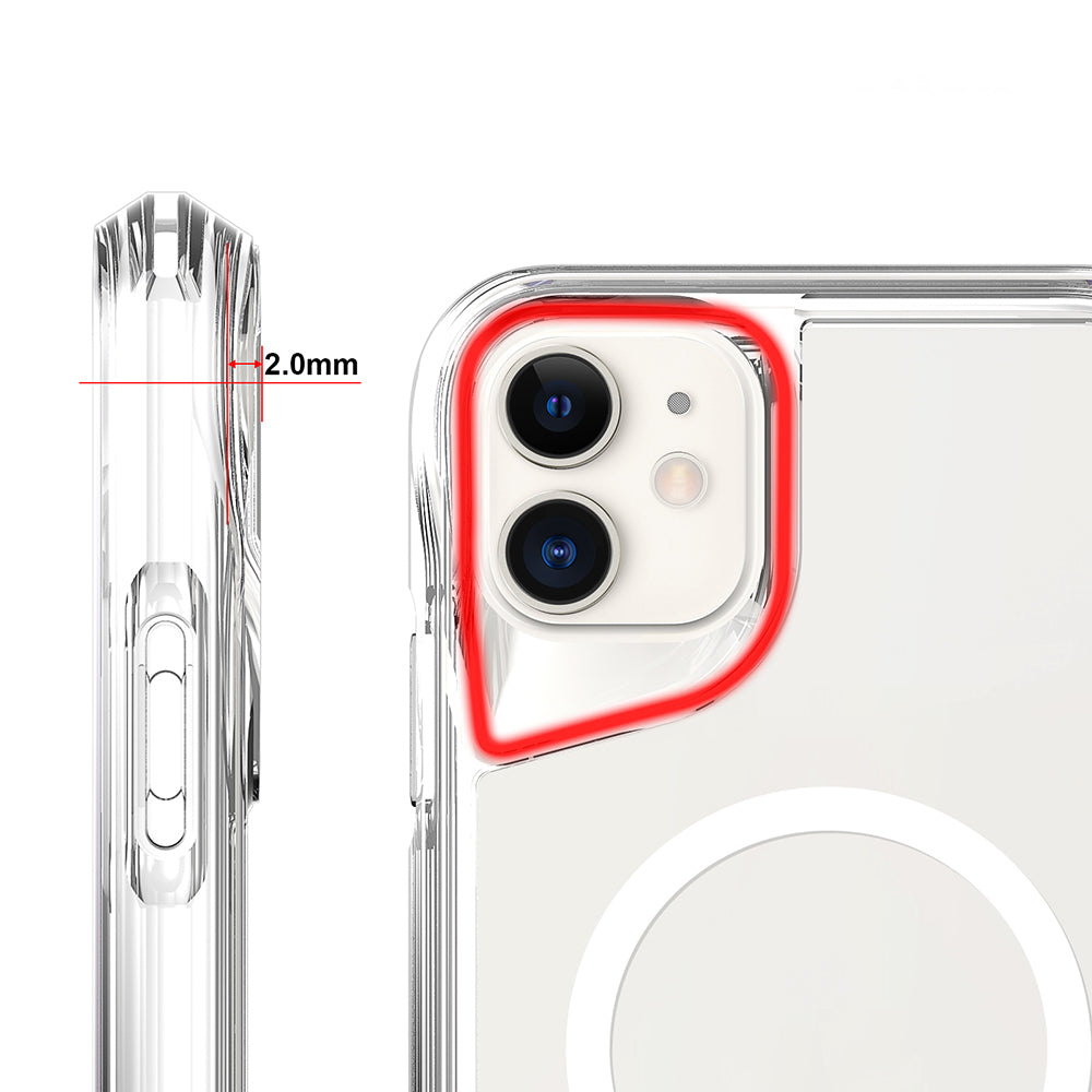 Apple iPhone 11 Kılıf Zore M-safe Şarj Özellikli T-Max M-safe Kapak