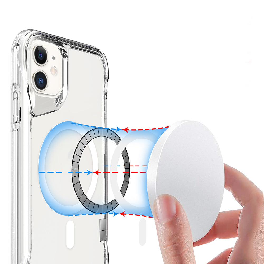 Apple iPhone 11 Kılıf Zore M-safe Şarj Özellikli T-Max M-safe Kapak
