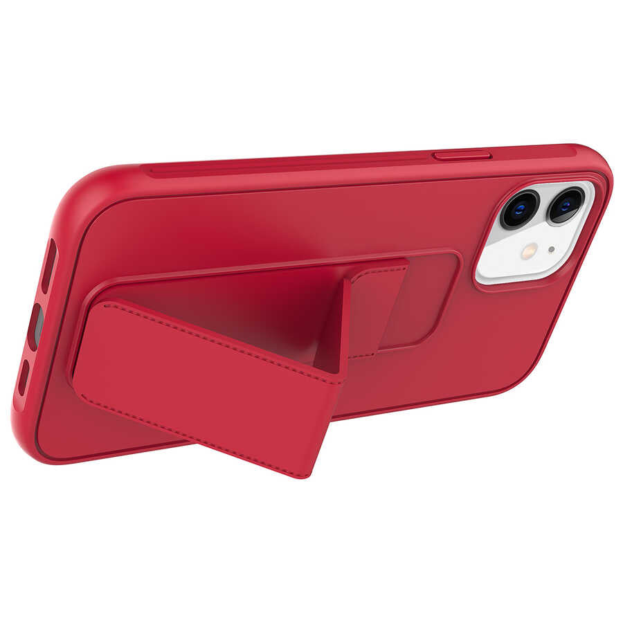Apple iPhone 11 Kılıf Zore Qstand Kapak