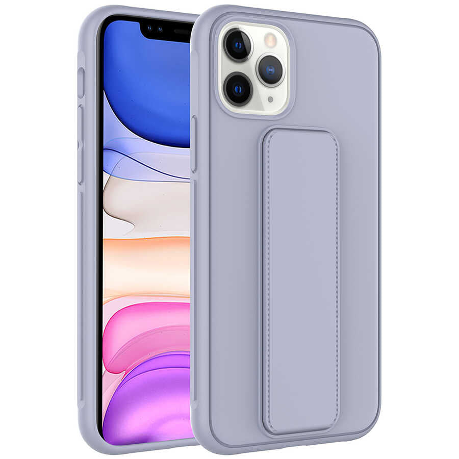 Apple iPhone 11 Pro Kılıf Zore Qstand Kapak