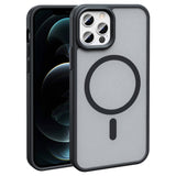 Apple iPhone 11 Pro Max Kılıf M-safe Şarj Özellikli Mat Arka Yüzey Zore Sio Kapak