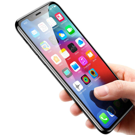 Apple iPhone 11 Pro Zore Kenarları Kırılmaya Dayanıklı Cam Ekran Koruyucu