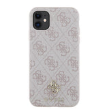 Apple iPhone 12 Kılıf Guess Orjinal Lisanslı M-safe Şarj Özellikli Small 4G Classic Kapak