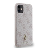 Apple iPhone 12 Kılıf Guess Orjinal Lisanslı M-safe Şarj Özellikli Small 4G Classic Kapak
