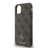 Apple iPhone 12 Kılıf Guess Orjinal Lisanslı M-safe Şarj Özellikli Small 4G Classic Kapak