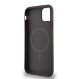 Apple iPhone 12 Kılıf Guess Orjinal Lisanslı M-safe Şarj Özellikli Small 4G Classic Kapak