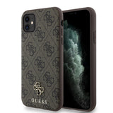 Apple iPhone 12 Kılıf Guess Orjinal Lisanslı M-safe Şarj Özellikli Small 4G Classic Kapak