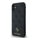 Apple iPhone 12 Kılıf Guess Orjinal Lisanslı M-safe Şarj Özellikli Small 4G Classic Kapak