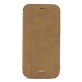 Apple iPhone 12 Kılıf Kajsa Dale Serisi Parallel PU Folio Kapaklı Kılıf