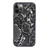 Apple iPhone 12 Kılıf Kajsa Glamorous Serisi Snake Handstrap Kapak