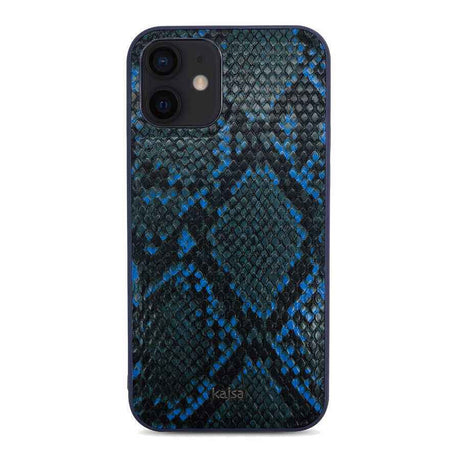 Apple iPhone 12 Kılıf Kajsa Glamorous Serisi Snake Pattern Kapak