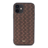 Apple iPhone 12 Kılıf Kajsa Glamorous Serisi Waterfall Pattern Kapak