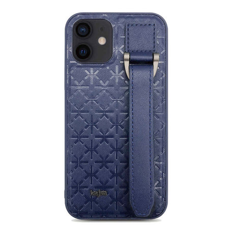 Apple iPhone 12 Kılıf Kajsa Neo Clasic Serisi Mono K Strap Kapak