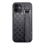 Apple iPhone 12 Kılıf Kajsa Neo Clasic Serisi Mono K Strap Kapak