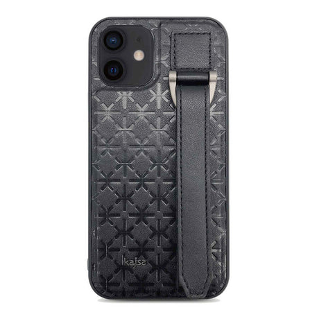 Apple iPhone 12 Kılıf Kajsa Neo Clasic Serisi Mono K Strap Kapak