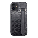 Apple iPhone 12 Kılıf Kajsa Neo Clasic Serisi Mono K Strap Kapak