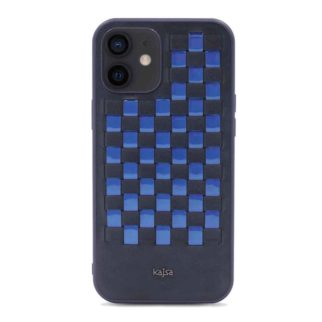 Apple iPhone 12 Kılıf Kajsa Preppie Serisi Spotlight Woven Kapak