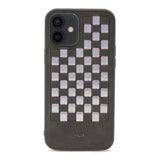 Apple iPhone 12 Kılıf Kajsa Preppie Serisi Spotlight Woven Kapak