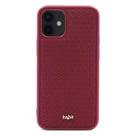 Apple iPhone 12 Kılıf Kajsa Splendid Serisi 3D Leaf Kapak