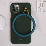 Apple iPhone 12 Kılıf Kajsa Splendid Serisi Morandi Ring Kapak