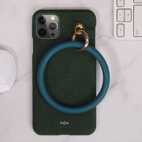 Apple iPhone 12 Kılıf Kajsa Splendid Serisi Morandi Ring Kapak