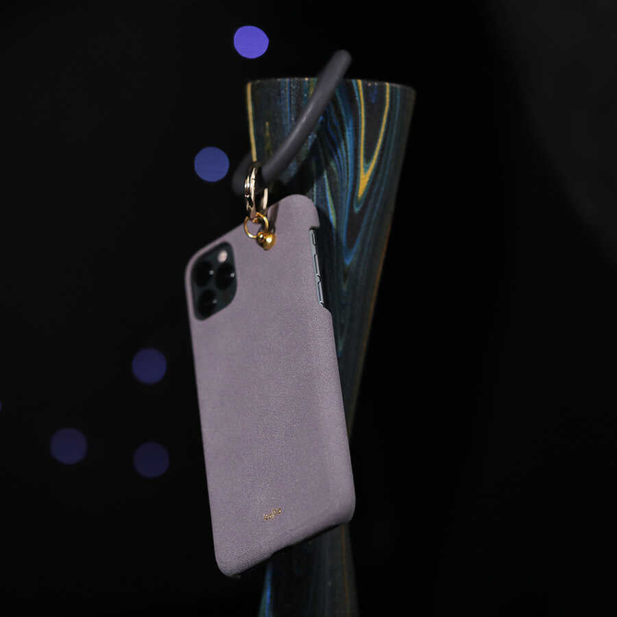 Apple iPhone 12 Kılıf Kajsa Splendid Serisi Morandi Ring Kapak