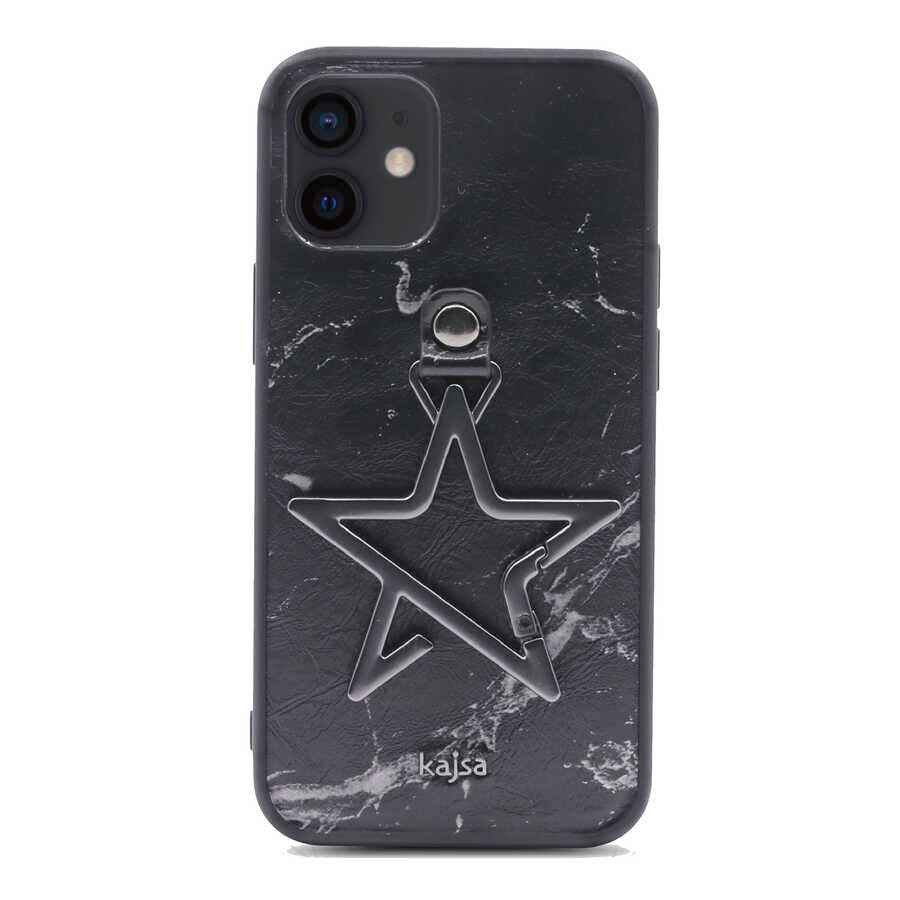 Apple iPhone 12 Kılıf Kajsa Starry Serisi Marble Kapak