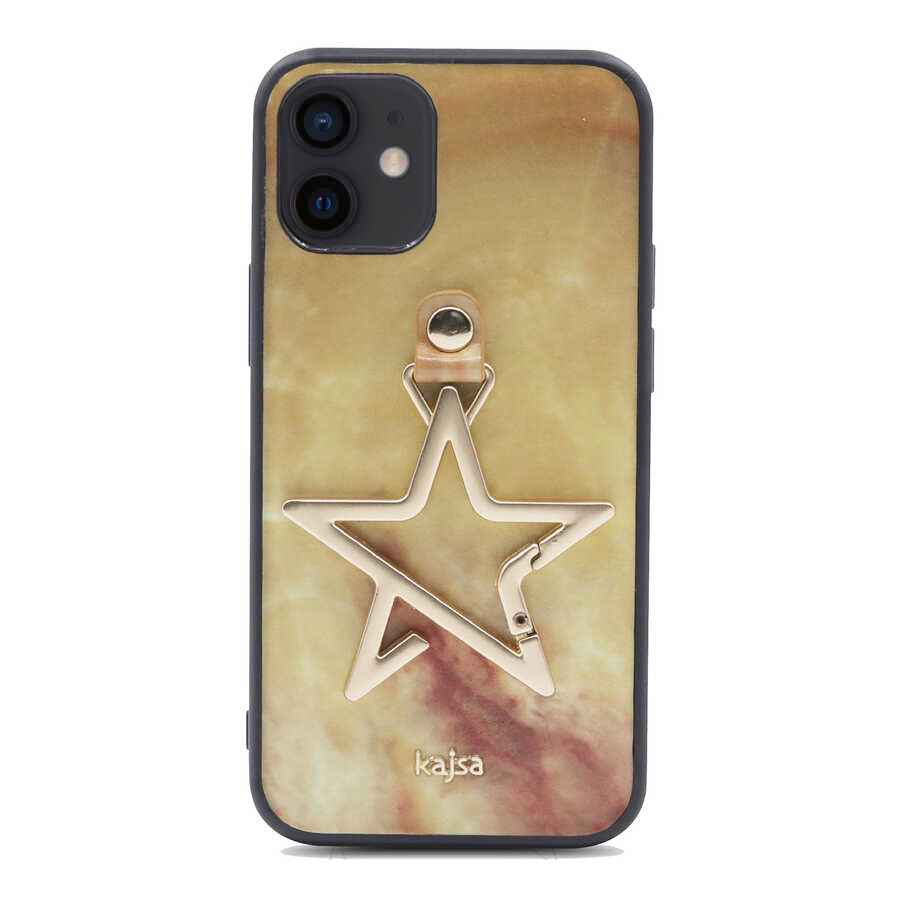 Apple iPhone 12 Kılıf Kajsa Starry Serisi Marble Kapak