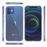 Apple iPhone 12 Kılıf Kajsa Transparent Kapak