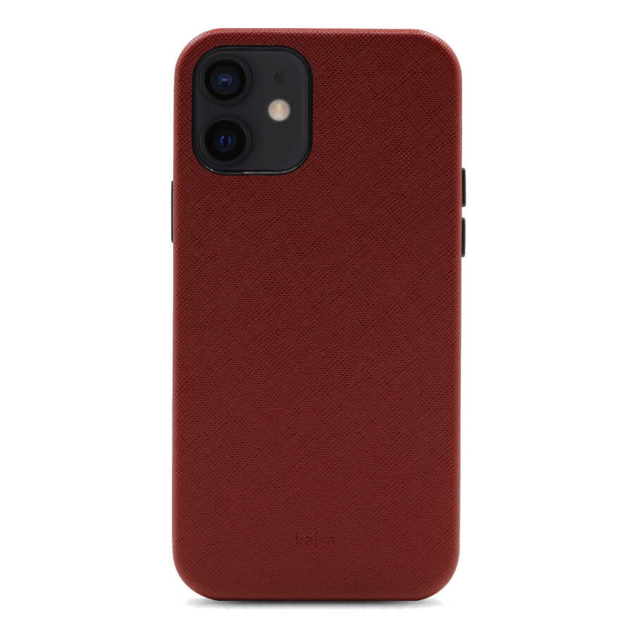 Apple iPhone 12 Kılıf ​Kajsa Woven Kapak